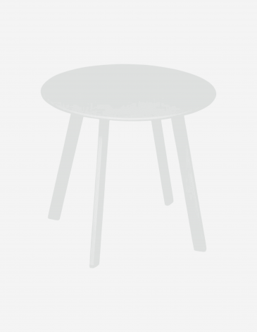 MESA AUXILIAR SAONA 50CM BLANCO