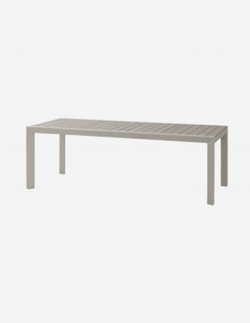 MESA DE JARDIN EVASION 8 PZS LINO Y ARCILLA