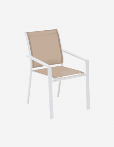 SILLA APILABLE LINO Y BLANCO ESSENTIA