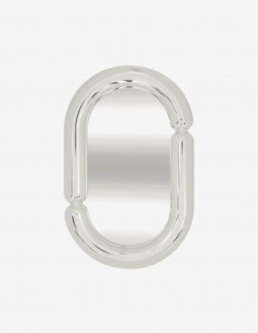 ESPEJO DE SOBREMESA "SKY" PLATEADO 19CM