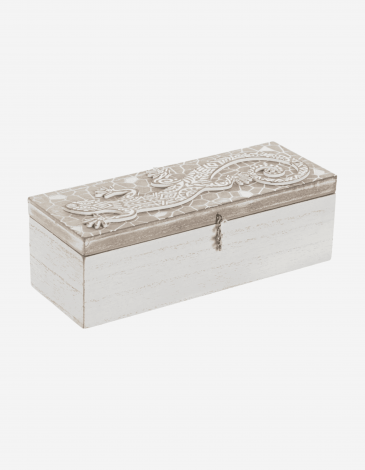CAJA MDF NATURAL 22X8X7 LAGARTO