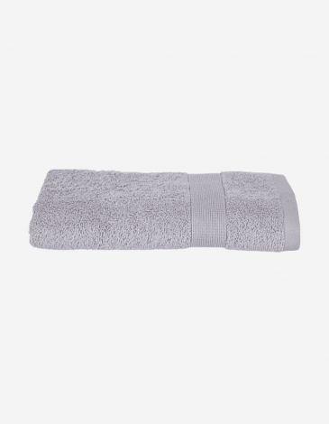 TOALLA DE BAÑO 50X90 450G GRIS TOPO