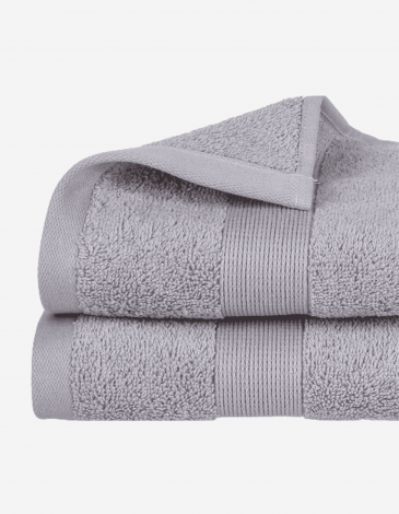 TOALLA DE BAÑO 50X90 450G GRIS TOPO