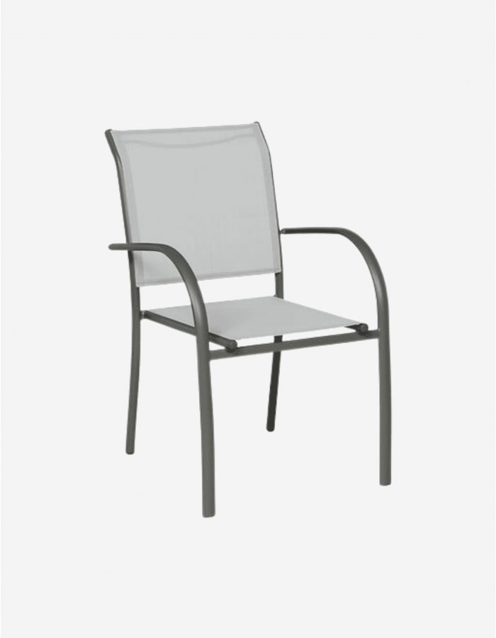 TUMBONA PLEGABLE ALUMINIO AVELLANA