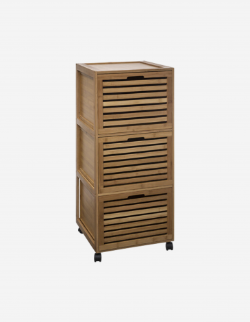MUEBLES 3 CAJONES SICELA BAMBOO