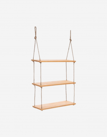 ESTANTERÍA DE PARED "LOUR" HEVEA 105X60