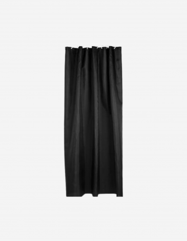 CORTINA DE DUCHA 180X200 NEGRO