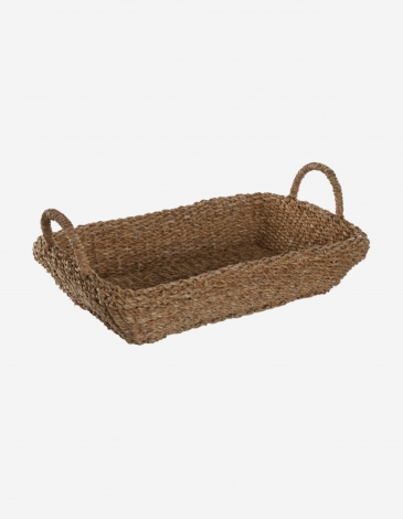 BANDEJA SEAGRASS YUTE 51X31CM