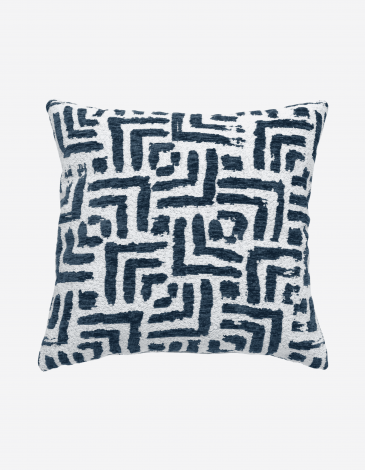 FUNDA COJIN JENI AZUL EGEO 40X40