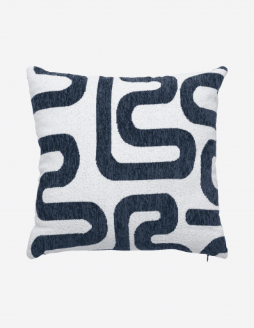 COJIN JACQUARD SAFINA AZUL EGEO 40X40
