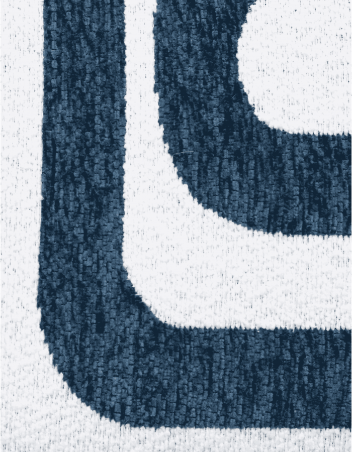 COJIN JACQUARD SAFINA AZUL EGEO 40X40