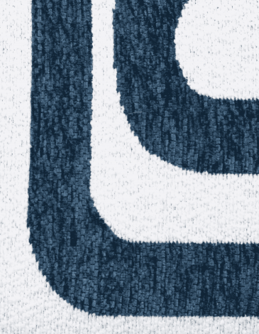 COJIN JACQUARD SAFINA AZUL EGEO 40X40