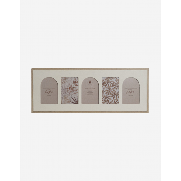 MARCO MULTIFOTO MDF CRISTAL 60X34CM