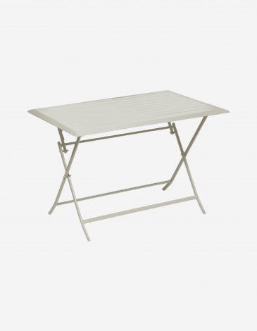 MESA DE JARDIN PLEGABLE AZUA ARCILLA 4 PZS