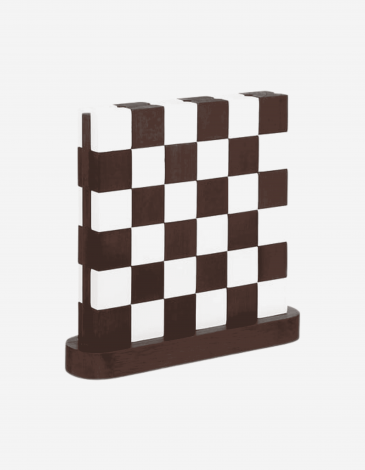 TABLERO DE DAMAS DECORATIVO MADERA