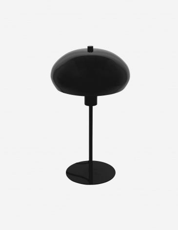 LÁMPARA DE MESA HONGO SAVIO NEGRO