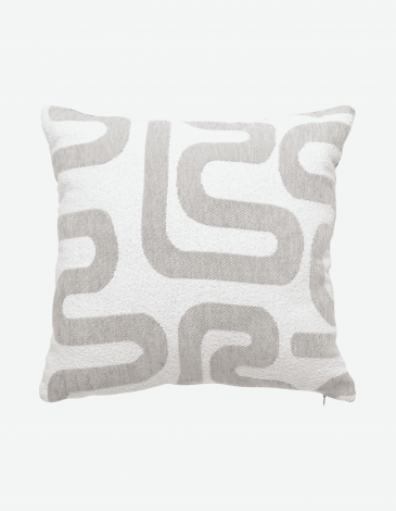 COJIN SAFINA JACQUARD BEIGE 40X40