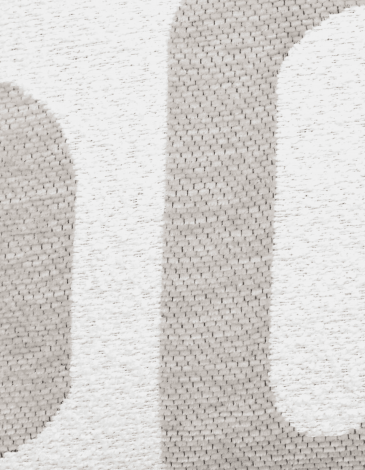 COJIN SAFINA JACQUARD BEIGE 40X40