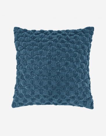 COJÍN NOVA 3D AZUL EGEO 40X40
