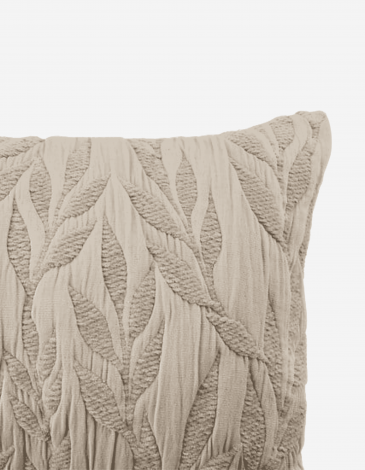 COJÍN JACQUARD LETHO 38X58 BEIGE LINO