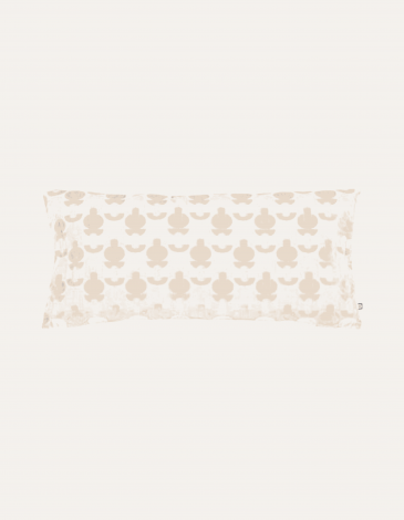 COJIN JACQUARD LUNA 35X55 TERCIOPELO BEIGE