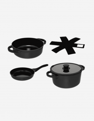 BATERÍA DE COCINA EVOLUTION NEGRO