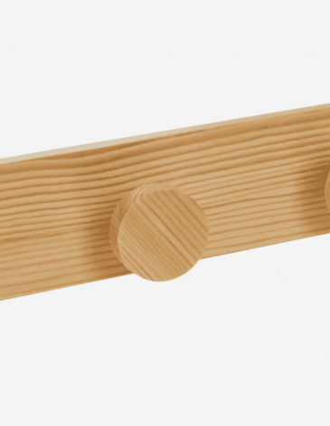 PERCHERO 4 GANCHOS PINO NATURAL 