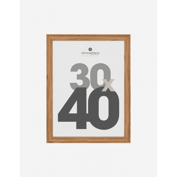 MARCO DE FOTOS DE MADERA "MAE" 30X40CM