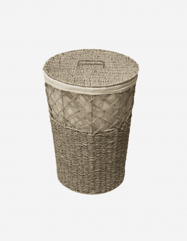 CESTO PARA COLADA REDONDO DE CAÑA 41L