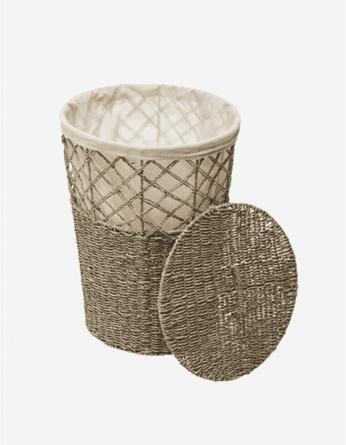 CESTO PARA COLADA REDONDO DE CAÑA 41L