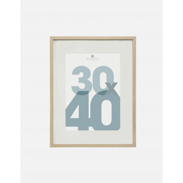 MARCO DE FOTOS MANU 30X40 NATURAL