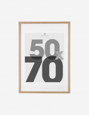 MARCO DE FOTOS NATURAL 50X70