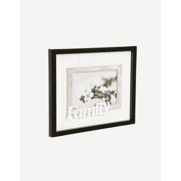 --MARCO DE FOTOS "LORENZO", MADERA Y CRIST