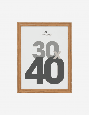 MARCO DE FOTOS DE MADERA "MAE" 30X40CM