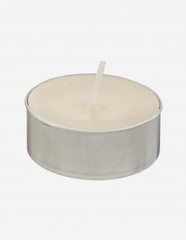 LOTE DE 18 VELAS DE TE "HUGO" MARFIL