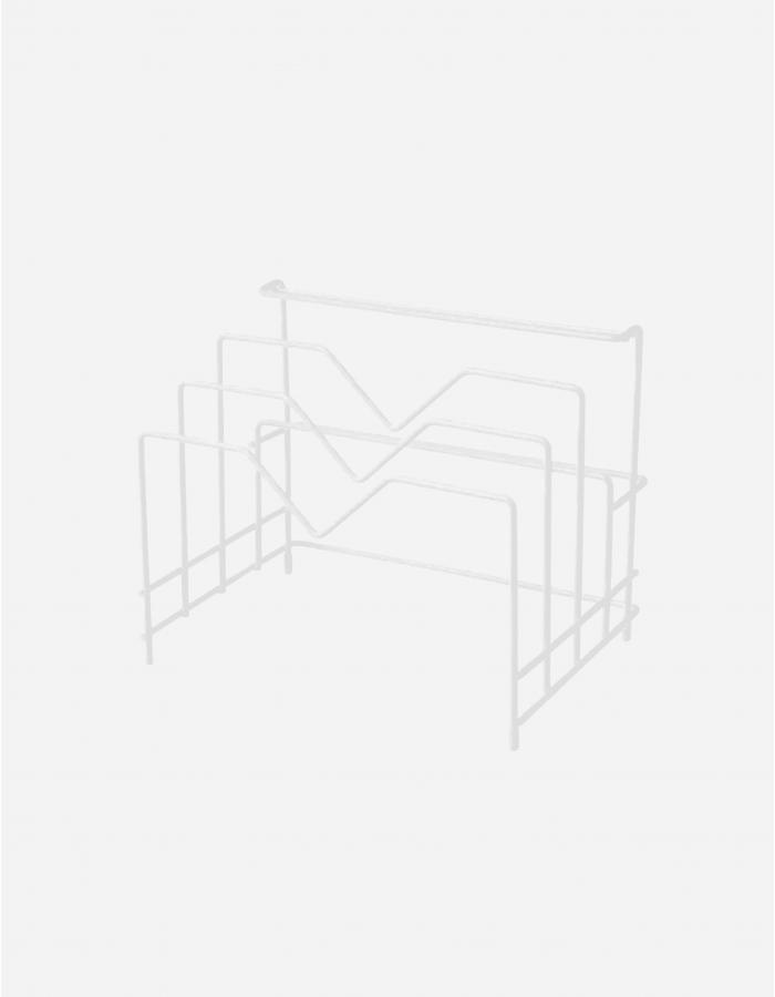 ORGANIZADOR UTENSILIOS METAL BLANCO 27X19X22CM 