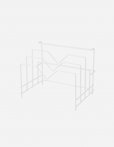 ORGANIZADOR UTENSILIOS METAL BLANCO 27X19X22CM 