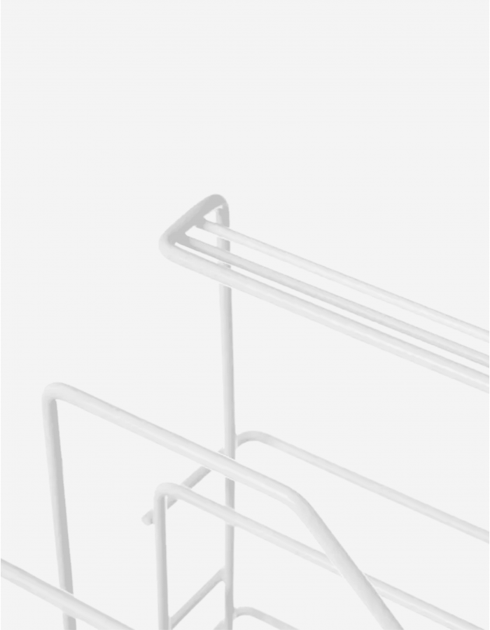 ORGANIZADOR UTENSILIOS METAL BLANCO 27X19X22CM 