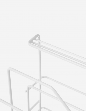 ORGANIZADOR UTENSILIOS METAL BLANCO 27X19X22CM 