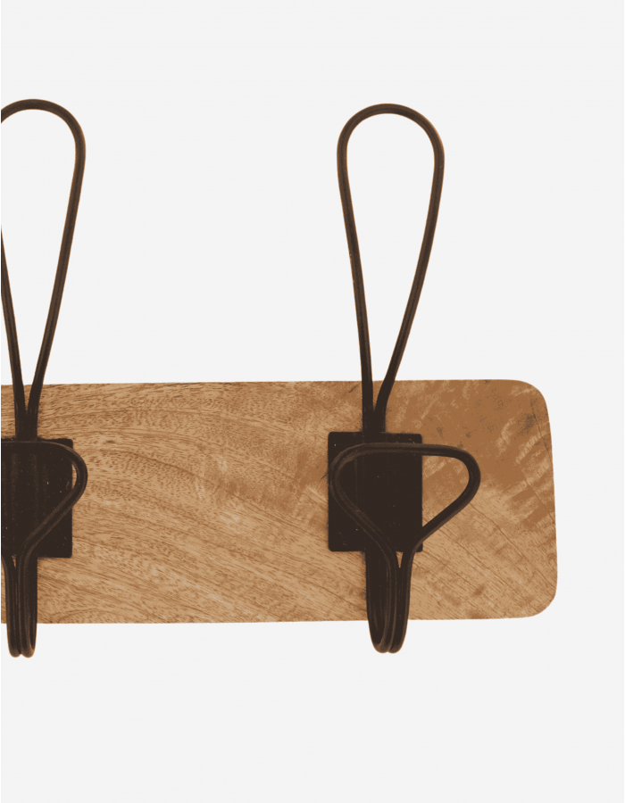 COLGADOR MADERA X3 46X22CM