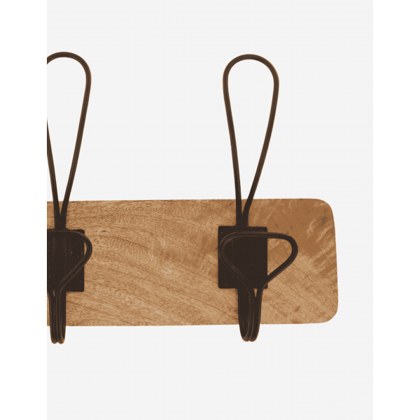 COLGADOR MADERA X3 46X22CM