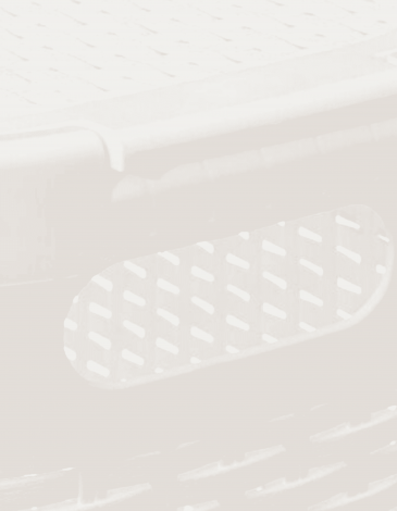 CESTO COLADA ESTRECHO 40L RATÁN BLANCO