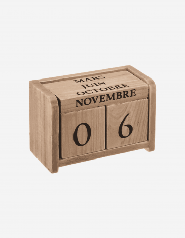 CALENDARIO CUBOS MADERA 