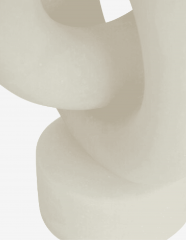 FIGURA LOUAN RESINA BLANCA