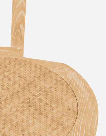 SILLA BISTRO DELMO PATAS DE OLMO NATURAL BLANQUEAD