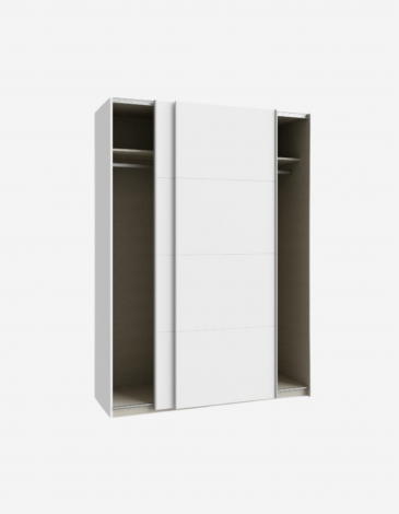 ARMARIO CON CORREDERAS BLANCO 150X210