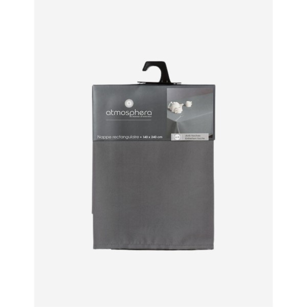 MANTEL ANTIMANCHAS 140X240 GRIS