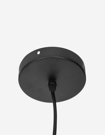 LÁMPARA TECHO 24CM ALAMBRE METAL NEGRO