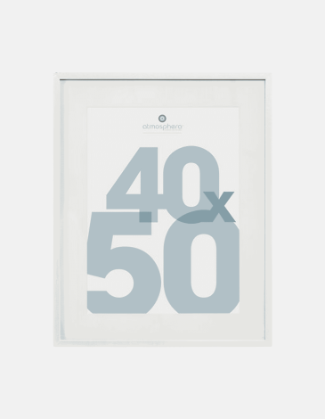 MARCO DE FOTOS MANU 40X50 BLANCO