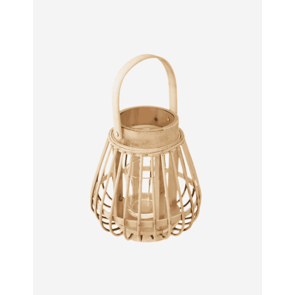 FAROLILLO DE RATÁN 14,5 X 16 CM.